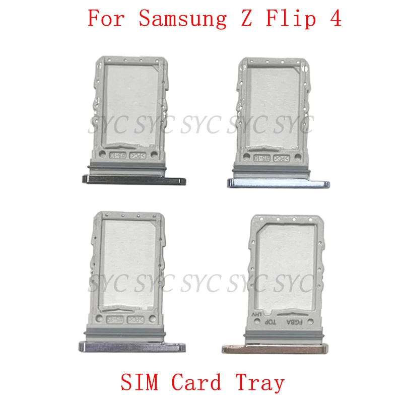 Zásuvka na Kartu SIM Slot Karty SIM Držiak Pre Samsung Z Flip 4 F721 Pamäťovú MicroSD Kartu Sim Zásobník Opravy Dielov