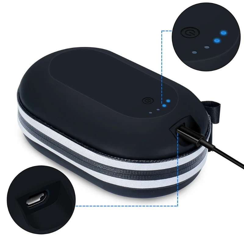 2000mAh Duálny USB Nabíjačka Prípade Slúchadlá Plnenie Prípade box pre Slúchadlá Mobil TWS Bluetooth slúchadlo a viac