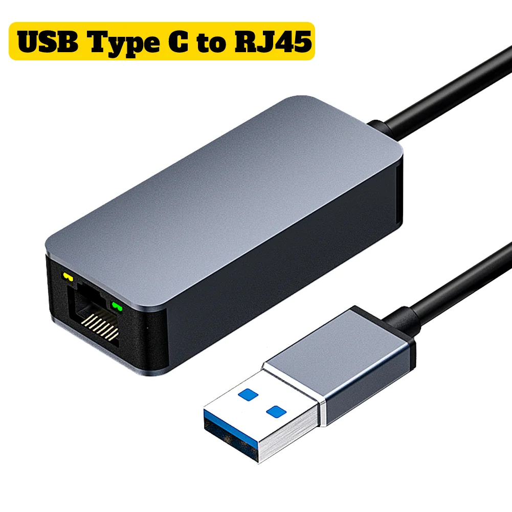 USB3.0/2.0 100/2500Mbps Sieťovú Kartu USB Typu C, USB na RJ45 Converter Káblové pripojenie Gigabit Ethernet Lan Adaptér pre Notebook PC