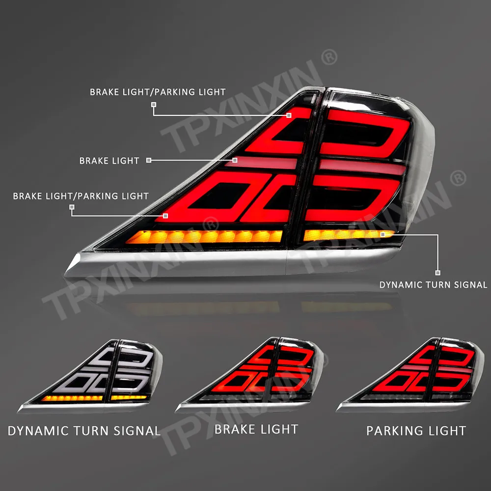 Auto Úprava zadné svetlo LED, Montáž Streamer Riadenia Vhodné Pre Toyota Alphard 2007-2013, A Vysoko Kvalitné Súčiastky na Jednotku